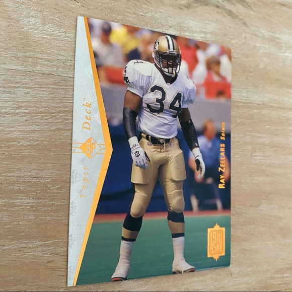 Ray Zellars Saints RB 1995 Card - Picture 2 of 4